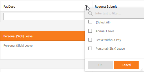 Drop-Down options for Existing Entries