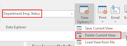 Saving and Distributing Reports