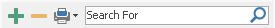 The Tree Browser toolbar